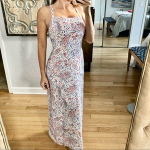 NWT Sage Floral Maxi Dress